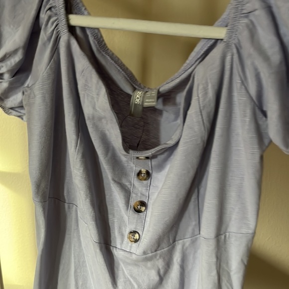 NWOT ASOS Maternity Off the Shoulder Purple Dress - Picture 3 of 9